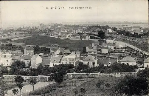 Ak Brétigny-sur-Orge Essonne, Teilansicht