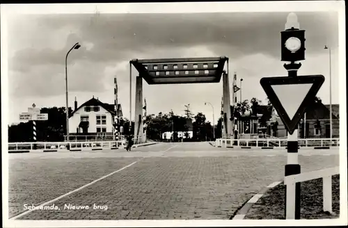 Ak Scheemda Oldambt Groningen, Nieuwe brug