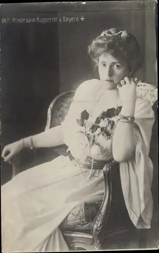 Ak Prinzessin Marie Gabriele von Bayern, Portrait