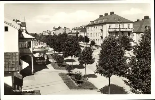 Ak Storgatan Halmstad Schweden, Tranas Storgatan, Strassenansicht, Allee