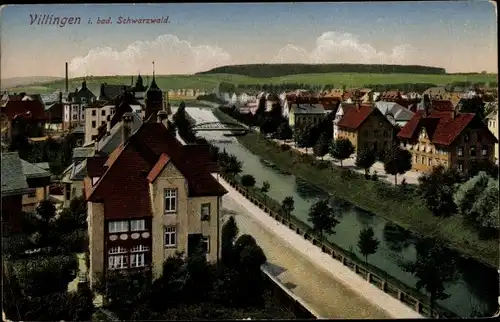 Ak Villingen Schwenningen im Schwarzwald, Gesamtansicht