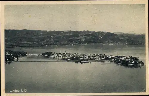 Ak Lindau am Bodensee Schwaben, Fernsicht