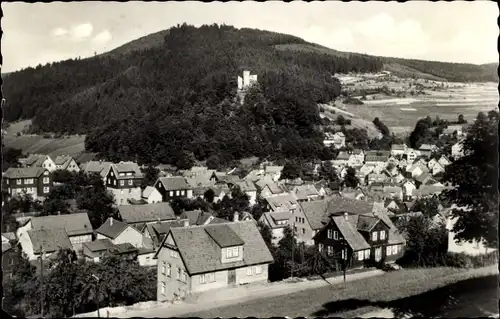 Ak Steinbach Hallenberg im Thüringer Wald, Teilansicht, Berg
