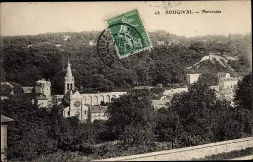 Ak Bougival Yvelines, Panorama