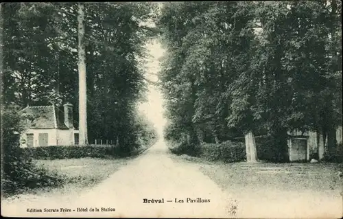 Ak Bréval Yvelines, Les Pavillons