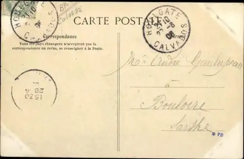 Ak Beuzeval Houlgate Calvados, La Plage