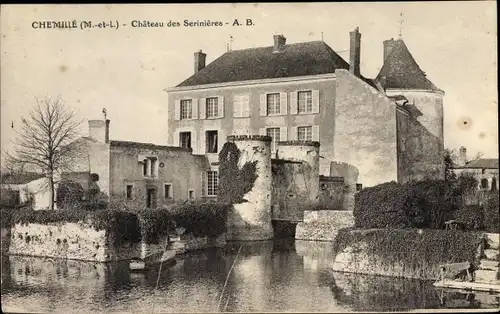 Ak Chemillé Maine et Loire, Chateau des Serinieres