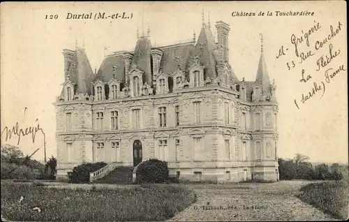 Ak Durtal Maine et Loire, Chateau de la Touchardiere