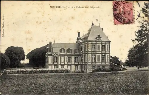 Ak Montreuil Eure, Le Château de Lusigneul