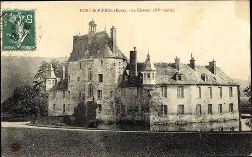 Ak Pont Saint Pierre Eure, Le Château