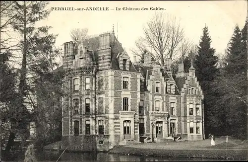 Ak Perruel sur Andelle Eure, Le Château des Cables