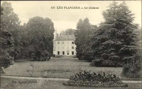 Ak Les Planches Eure, Le Château