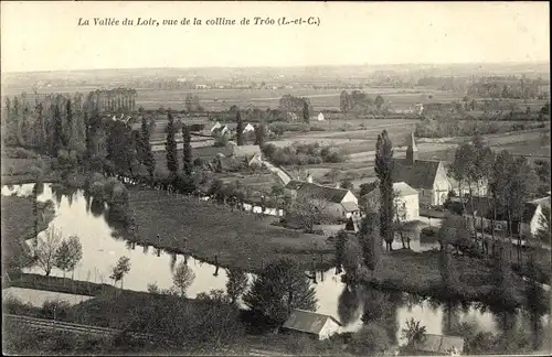 Ak Troo Loir et Cher, Vue de la Colline