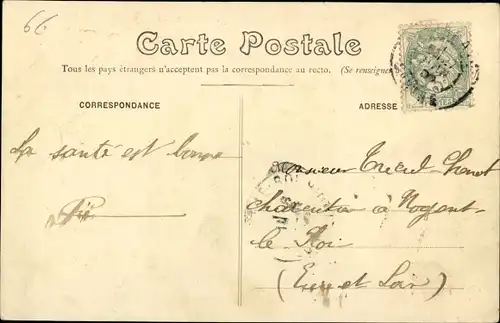 Ak Vibraye Sarthe, Hôtel de Ville