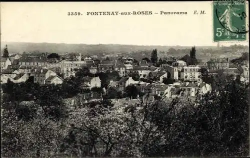 Ak Fontenay aux Roses Hauts de Seine, Panorama