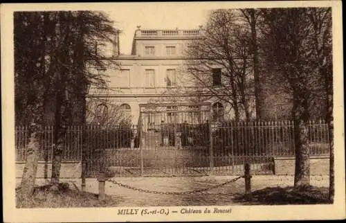 Ak Milly la Forêt Essonne, Château du Rousset