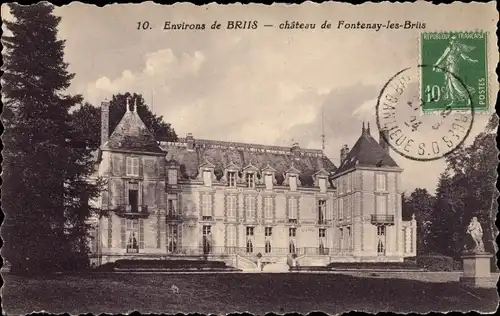 Ak Fontenay-lès-Briis Essonne, Château