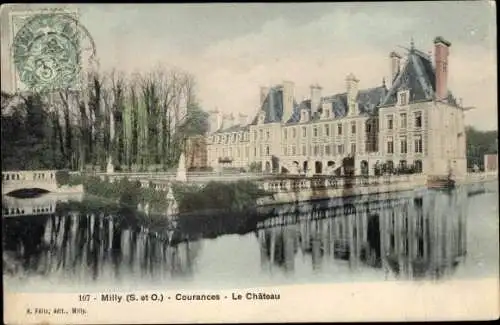 Ak Milly la Forêt Essonne, Courances, Château