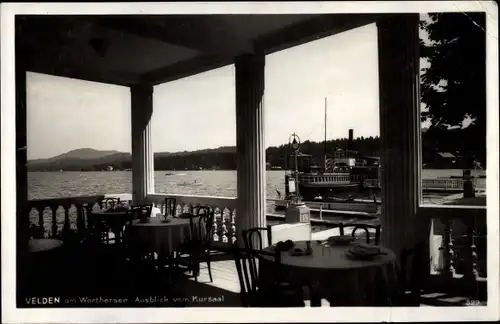 Ak Velden Kärnten, Ausblick vom Kursaal