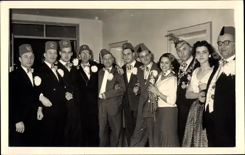 Foto Ak Mainz in Rheinland Pfalz, Fastnacht, WSD, Karneval 1957