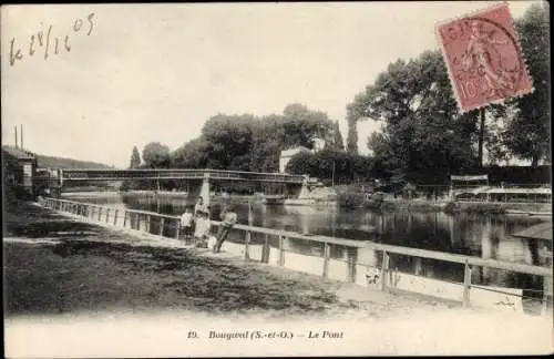 Ak Bougival Yvelines, Le Pont