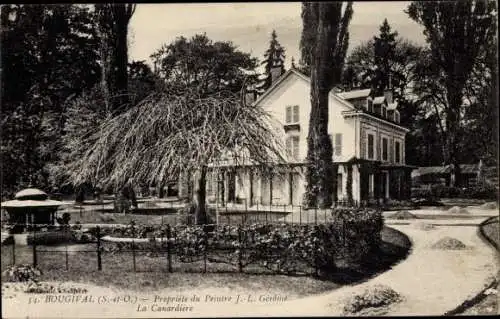 Ak Bougival Yvelines, La Canardière, Propriété du Peintre J.L. Gérôme
