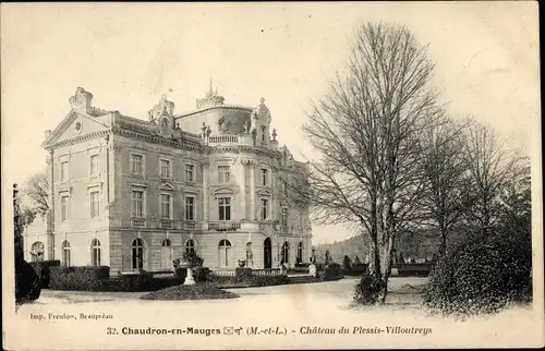 Ak Chaudron en Mauges Maine-et-Loire, Chateau du Plessis Villoutreyes