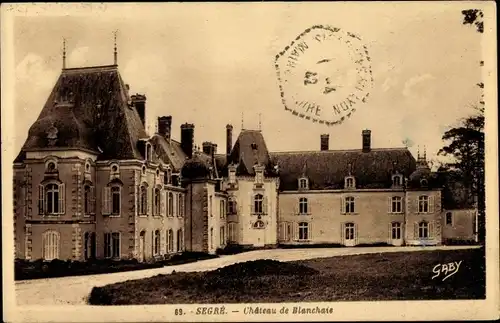 Ak Segré Maine et Loire, Chateau de Blanchaie