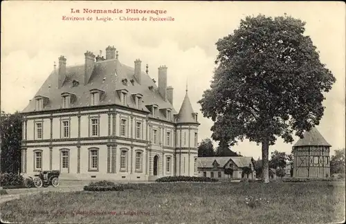 Ak Gournay le Guérin Eure, Le Château de Petiteville