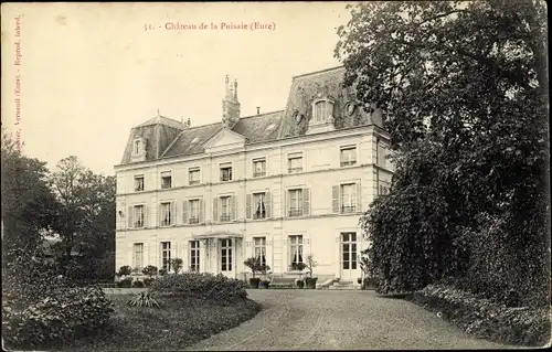 Ak Verneuil sur Avre Eure, Le Château de la Puisaie