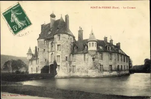 Ak Pont Saint Pierre Eure, Le Château