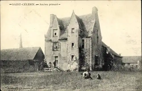 Ak Saint Célerin Sarthe, Ancien Prieuré