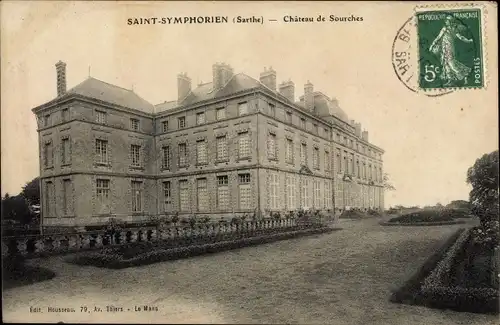 Ak Saint Symphorien Sarthe, Château de Sourches