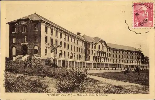 Ak Bussières Seine et Marne, Maison de Cure de Séricourt