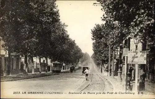 Ak La Garenne Colombes Hauts de Seine, Boulevard du Havre