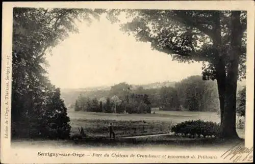 Ak Savigny sur Orge Essonne, Parc du Château de Grandvaux