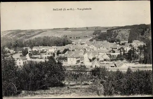 Ak Saclas Essonne, Gesamtansicht