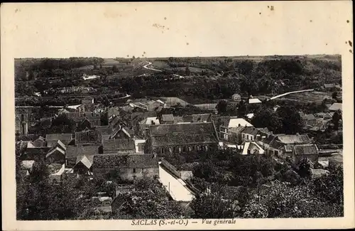 Ak Saclas Essonne, Gesamtansicht