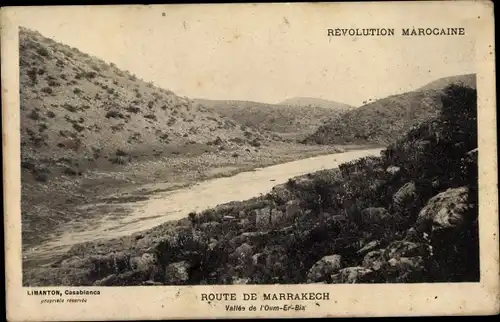 Ak Marrakesch Marokko, Vallés de l'Oum Er Bia