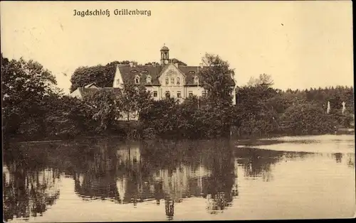 Ak Grillenburg Tharandt Sachsen, Königliches Jagdschloss Grillenburg