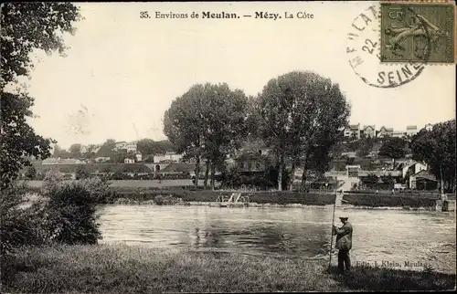 Ak Mézy-sur-Seine Yvelines, La Côte