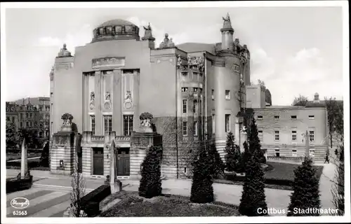 Ak Cottbus in der Niederlausitz, Stadttheater, Stengel 62563