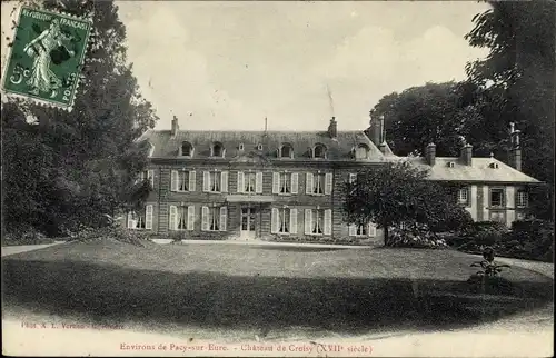 Ak Croisy Eure, Le Château