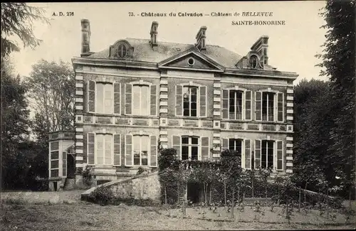 Ak Sainte Honorine Calvados, Château de Bellevue