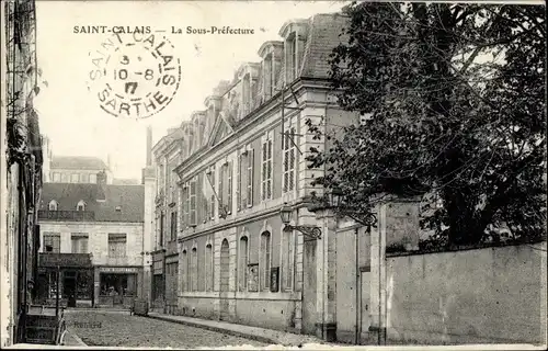 Ak Saint Calais Sarthe, La Sous-Préfecture