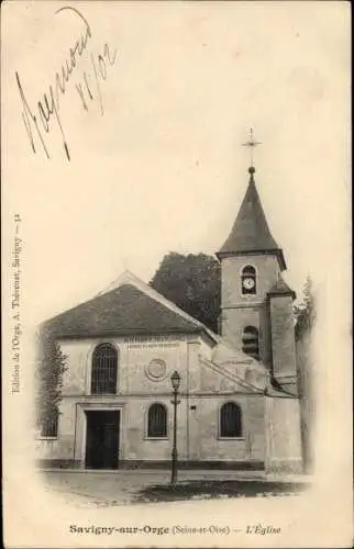 Ak Savigny sur Orge Essonne, Kirche