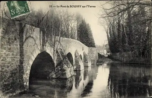 Ak Boussy Saint Antoine Essonne, Le Pont