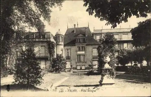 Ak Vichy Allier, Villa Sevigne