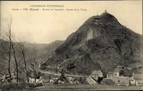 Ak Murat Cantal, Rocher de Bonnevie, Statue de la Vierge