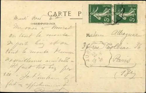 Ak Murat Cantal, Rocher de Bonnevie, Statue de la Vierge